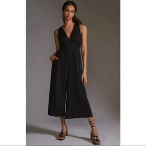 Anthropologie Hutch Wide Leg Knit Jumpsuit size medium